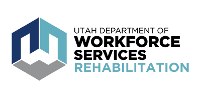 Workforce Services Rehabilitation logo. Link opens in new tab to jobs dot Utah dot gov
